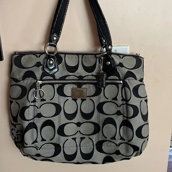 Coach | Bags | Coach Poppy Signature Tote Bag In Excellent